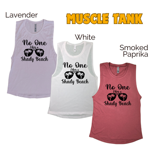 No one likes a shady beach tank - Liberte Lifestyles fitness tanks