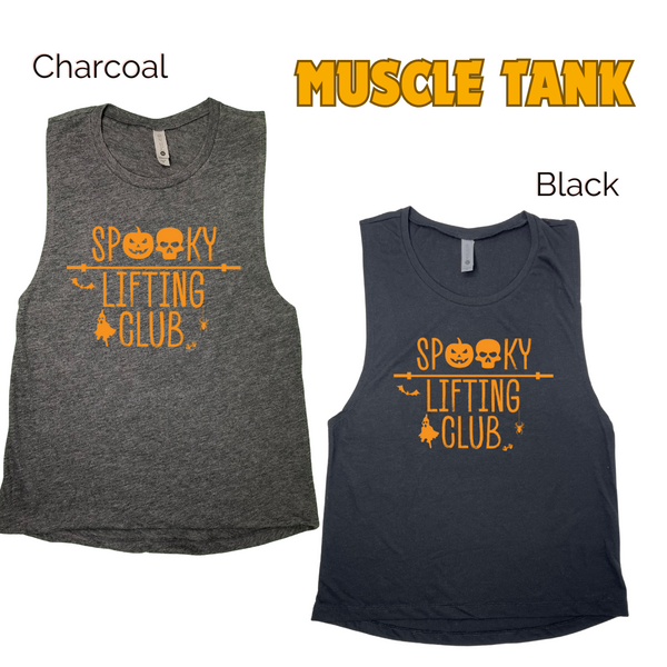 Spooky Lifting Club Tank - Liberte Lifestyles Fitness Tees