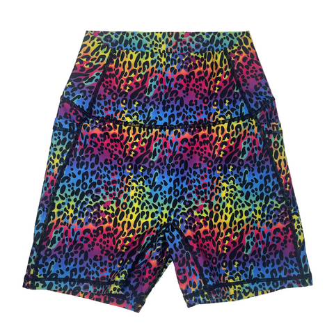 Liberte Lifestyles Summer Leopard 5" Lifestyle Shorts - Fitness apparel & accessories