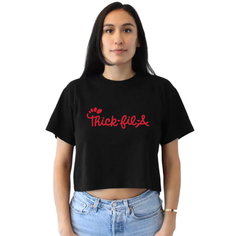 Thick-Fil-A Crop Tee - FINAL SALE