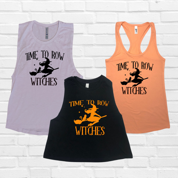 Time to row witches tank - Halloween rowing tank