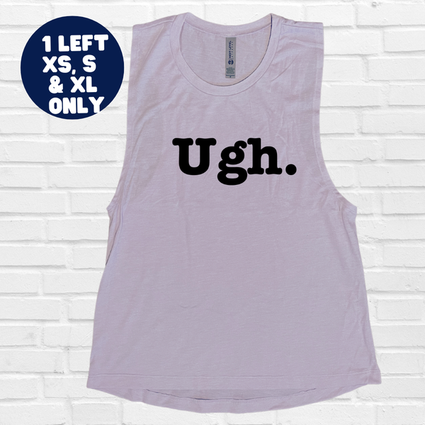 Ugh Muscle Tank - Lavender - FINAL SALE - XS, S & XL ONLY