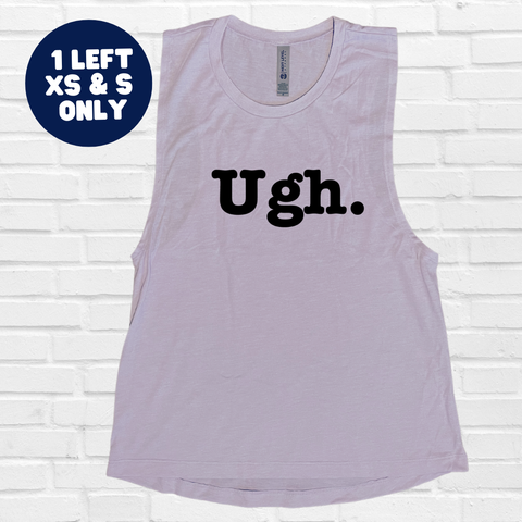 Ugh Muscle Tank - Lavender - FINAL SALE - XS & S ONLY