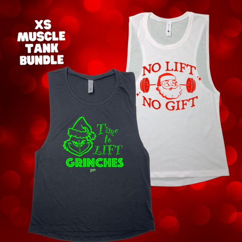 XS HOLIDAY Muscle Tank Bundle - FINAL SALE
