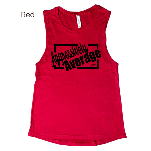 aggressively average muscle tank - Liberte Lifestyles Fitness apparel & accessories