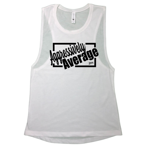 aggressively average muscle tank - Liberte Lifestyles Fitness apparel & accessories