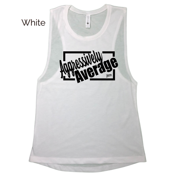 aggressively average muscle tank - Liberte Lifestyles Fitness apparel & accessories