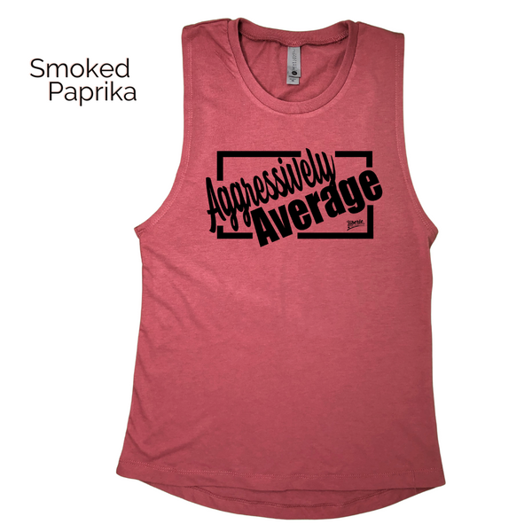 aggressively average muscle tank - Liberte Lifestyles Fitness apparel & accessories