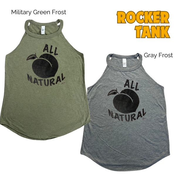 All Natural Tank- Natural peach Tank top - Liberte Lifestyles fitness tops