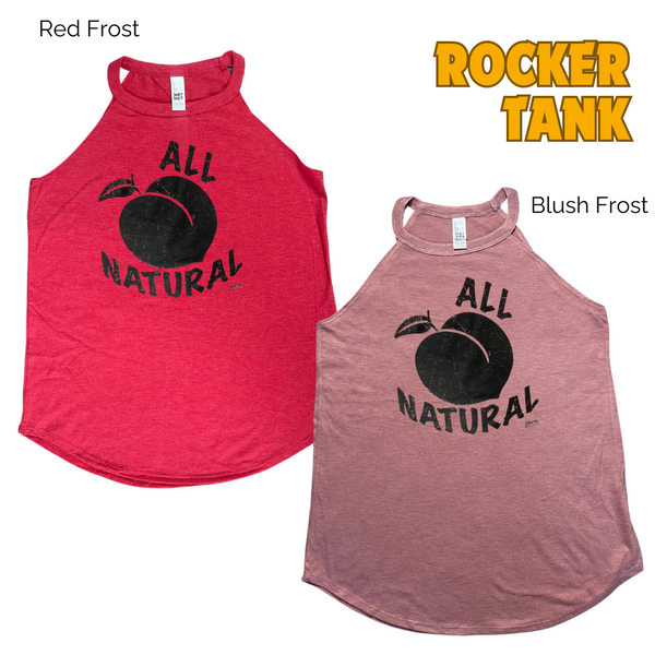 All Natural Tank- Natural peach Tank top - Liberte Lifestyles fitness tops