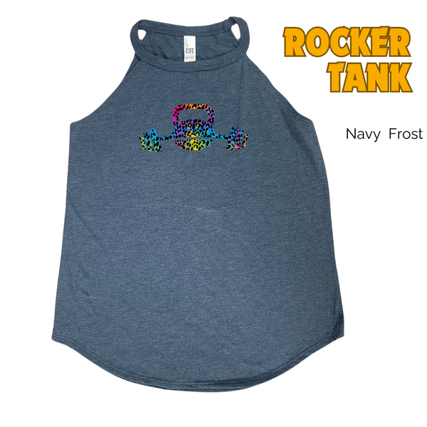 Kettlebell Rocker Tank - Navy Frost - FINAL SALE