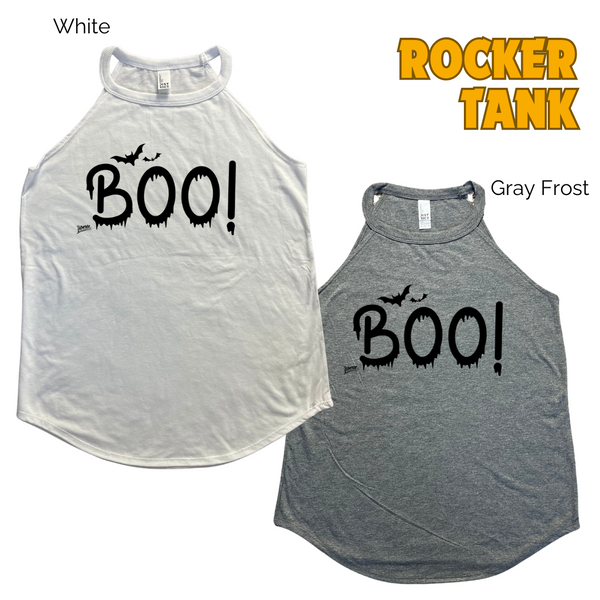 Boo! Halloween Tank - Halloween gym apparel - Liberte Lifestyles