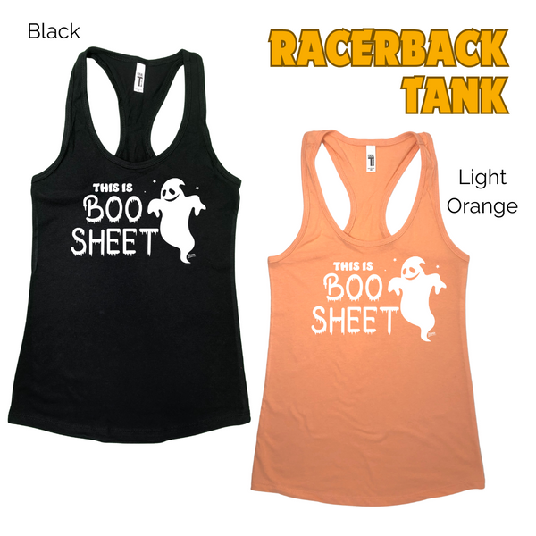 This is boo sheet - Halloween gym tank - Liberte Lifestyles