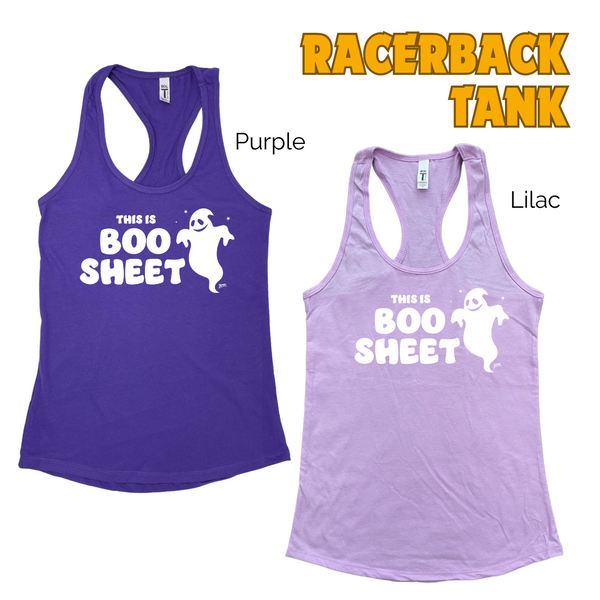 This is boo sheet - Halloween gym tank - Liberte Lifestyles