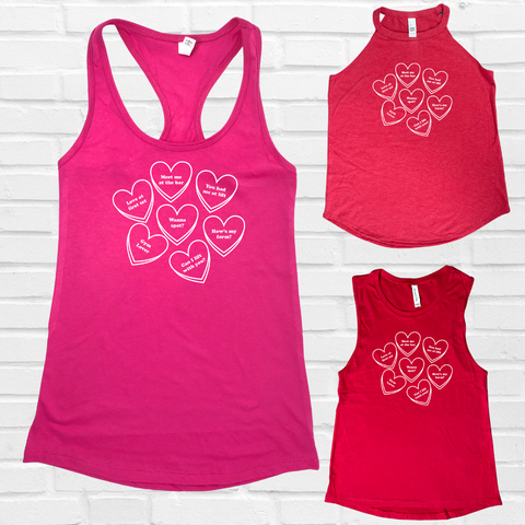 Conversation Hearts Tank