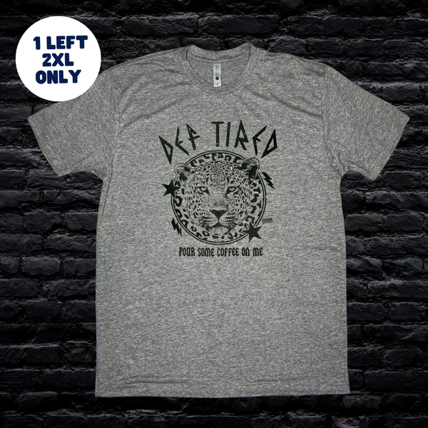 Def Tired Tee - Heather Grey - FINAL SALE - 2XL only
