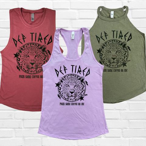 Def tired Tank - Liberte Lifestyles Fitness tops