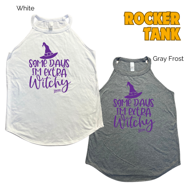 Some days I'm extra witchy tank. Halloween workout tank. Liberte Lifestyles Fitness Tees.