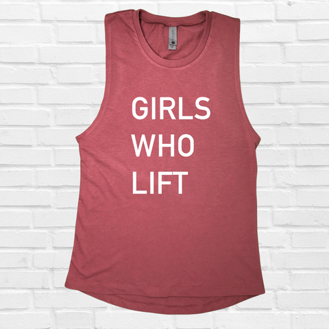 Girls Who Lift Muscle Tank