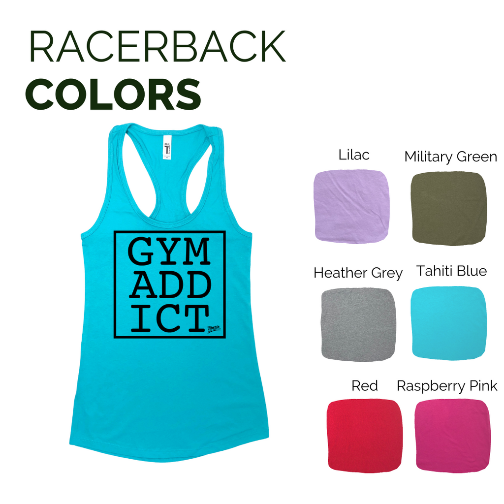 Gym addict tank - Liberte Lifestyles fitness tanks and tees