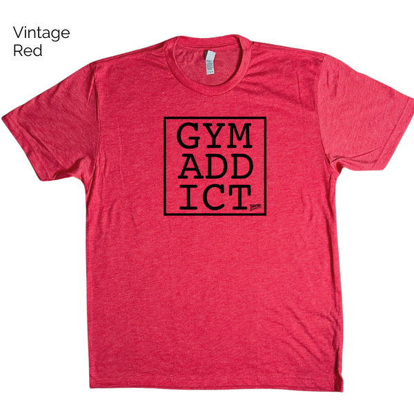 Liberte Lifestyles Gym Addict Tee - fitness apparel and accessories for crossfit gym weightlifting