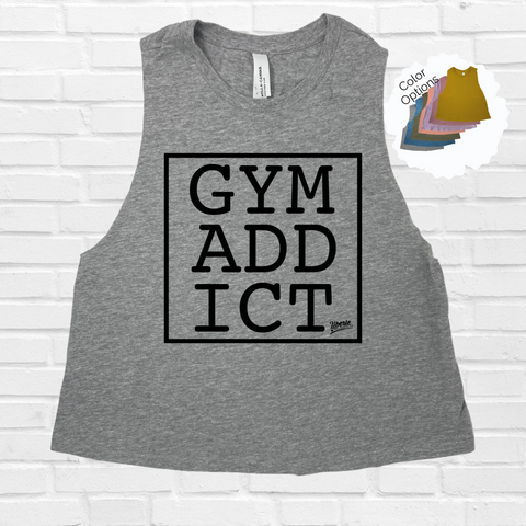 Gym Addict Crop Tank