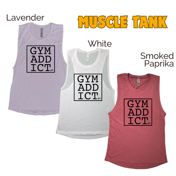 Gym addict tank - Liberte Lifestyles Fitness tanks and tees