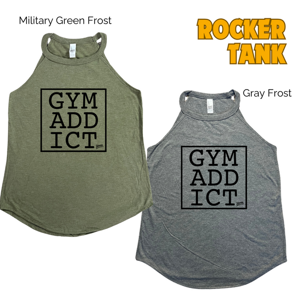 Gym addict tank - Liberte Lifestyles Fitness tanks and tees