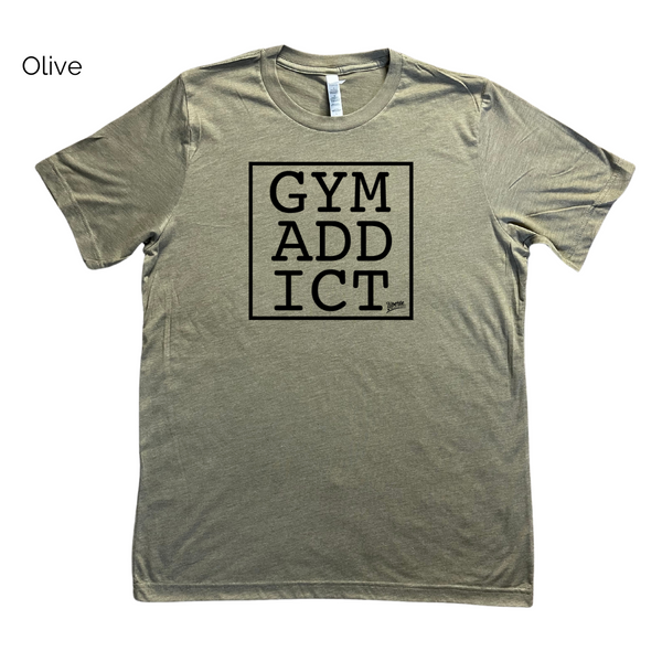 Liberte Lifestyles Gym Addict Tee - fitness apparel and accessories for crossfit gym weightlifting