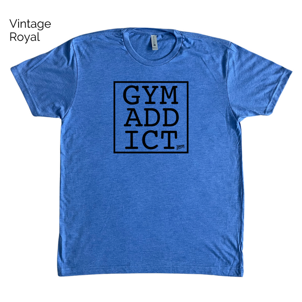 Liberte Lifestyles Gym Addict Tee - fitness apparel and accessories for crossfit gym weightlifting