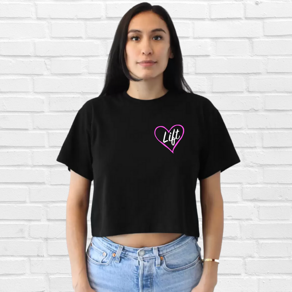 Love to Lift Crop Tee - FINAL SALE