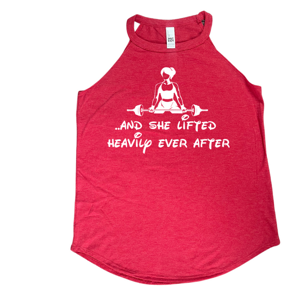 she lifted heavily ever after rocker tank - liberte lifestyles fitness tanks