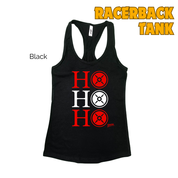 Ho Ho Ho Christmas workout tank - Liberte Lifestyles Christmas Gym tanks