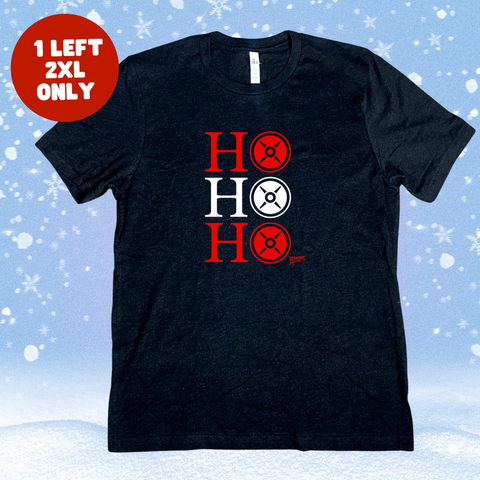 Ho Ho Ho Tee - Black - 2XL only