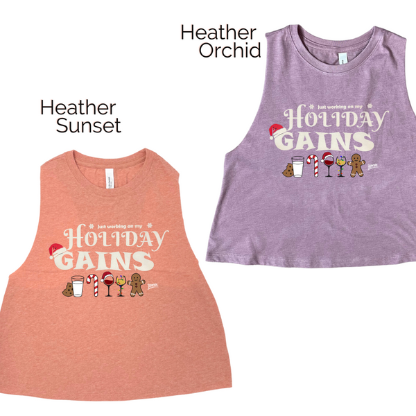 Holiday Gains Crop Tank