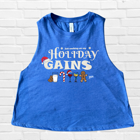 Holiday Gains Crop Tank