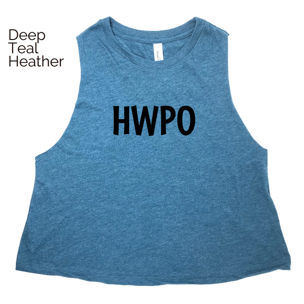 HWPO CROP TANK - hard work pays off crop tank - crossfit tank - Liberte Lifestyles