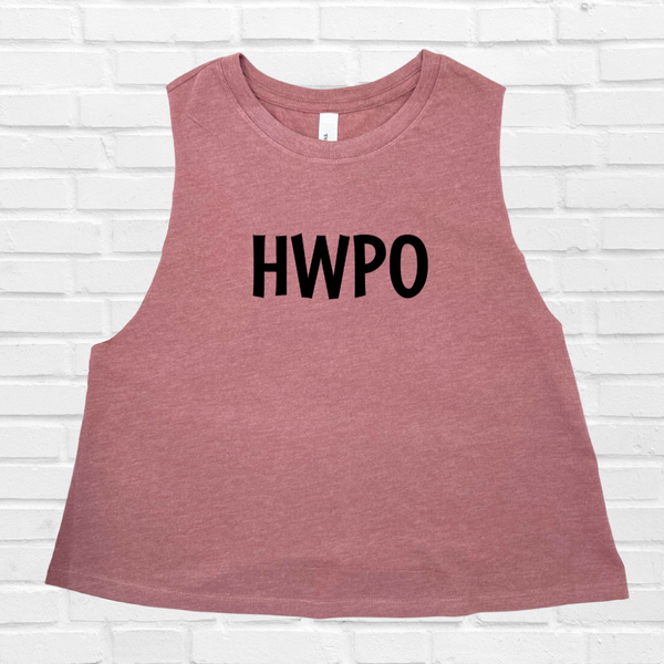 HWPO CROP TANK - hard work pays off crop tank - crossfit tank - Liberte Lifestyles