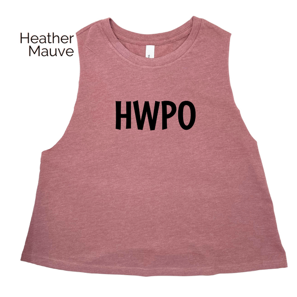 HWPO CROP TANK - hard work pays off crop tank - crossfit tank - Liberte Lifestyles