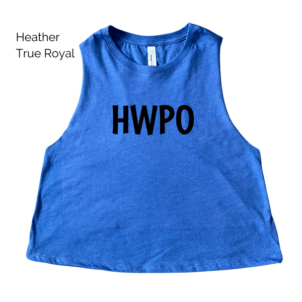 HWPO CROP TANK - hard work pays off crop tank - crossfit tank - Liberte Lifestyles