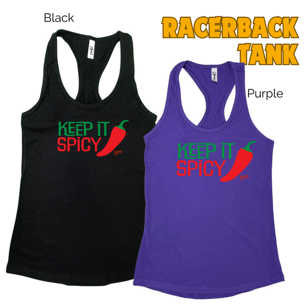 Keep it spicy tank - Liberte Lifestyles fitness tees and tops