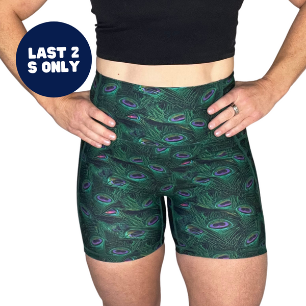 Peacock Power 5" Lifestyle Shorts - FINAL SALE - S only