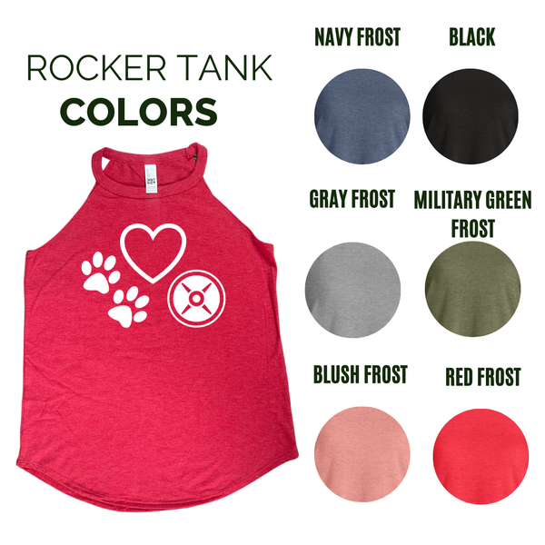 Love dogs and weights tank. dog Lover. Gym lover top - Liberte Lifestyles Workout tanks