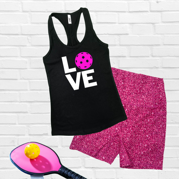 Love Pickleball Tank - Liberte Lifestyles Pickleball tops