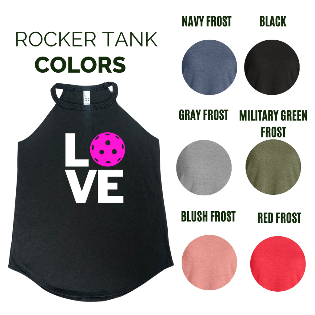 Love Pickleball Tank - Liberte Lifestyles Pickleball tops