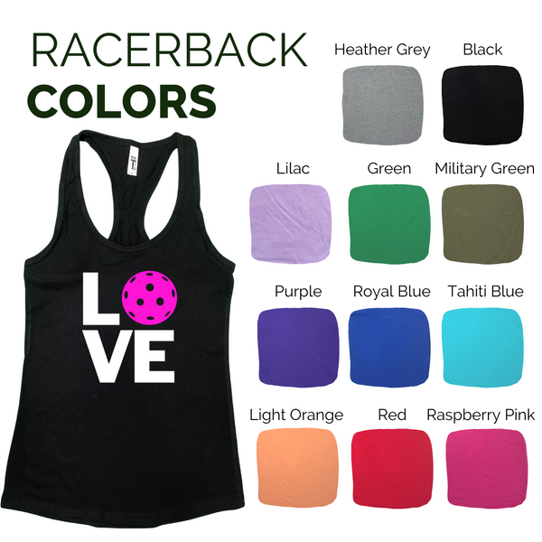 Love Pickleball Tank - Liberte Lifestyles Pickleball tops