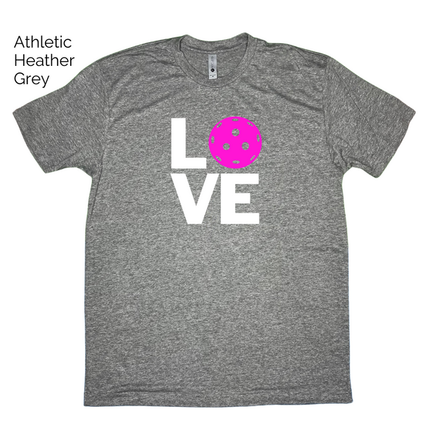 Love Pickleball Tee - Liberte Lifestyles Pickleball tops