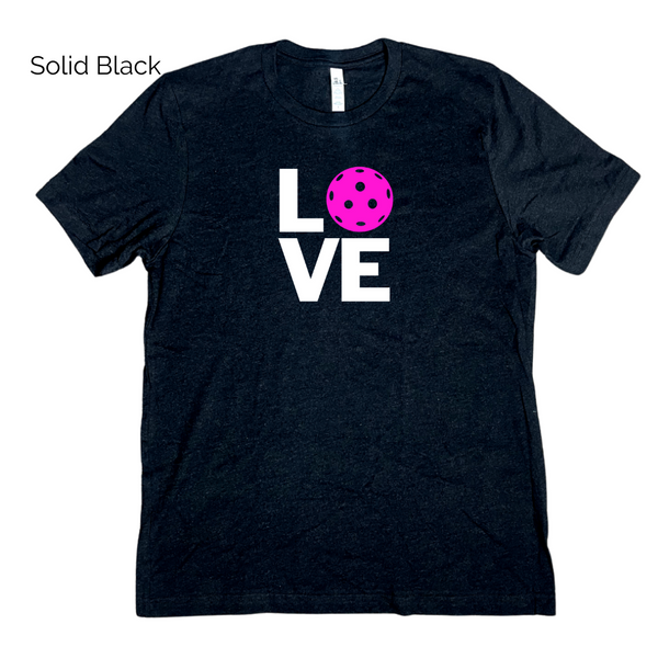 Love Pickleball Tee - Liberte Lifestyles Pickleball tops