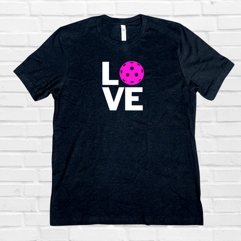 Love Pickleball Tee - Liberte Lifestyles Pickleball tops