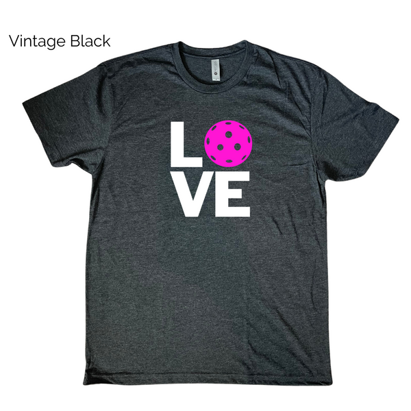 Love Pickleball Tee - Liberte Lifestyles Pickleball tops